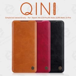 کیف چرمی نیلکین شیائومی Xiaomi Mi CC9 Pro / Mi Note 10 / Mi Note 10 Pro مدل Qin