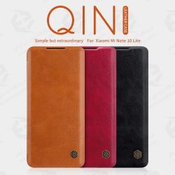 کیف چرمی نیلکین شیائومی Xiaomi Mi Note 10 Lite مدل Qin