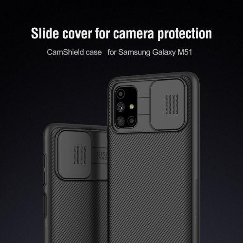 قاب محافظ نیلکین سامسونگ Samsung Galaxy M51 مدل CamShield - فروشگاه ابیانو  | EBIANO.COM