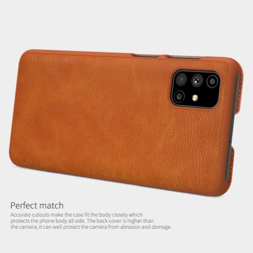 کیف چرمی نیلکین Samsung Galaxy M51 مدل Qin - فروشگاه ابیانو | EBIANO.COM