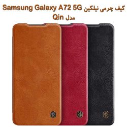 کیف چرمی نیلکین سامسونگ Galaxy A72 5G مدل Qin