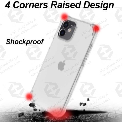 قاب ژله ای شفاف کپسول دار و محافظ لنزدار iPhone 12 Mini