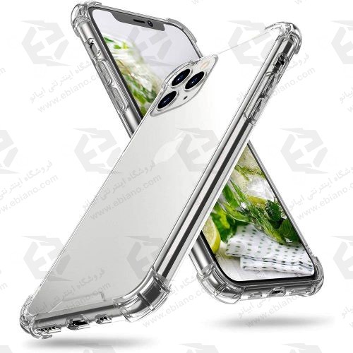 قاب ژله ای شفاف کپسول دار و محافظ لنزدار iPhone 12 Pro Max