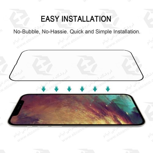 محافظ تمام صفحه سرامیکی شفاف iPhone 13 Pro Max