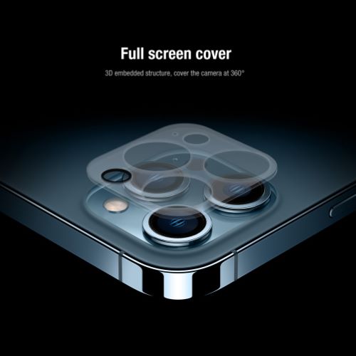 گلس تمام صفحه و محافظ لنز نیلکین iPhone 13 Pro Max
