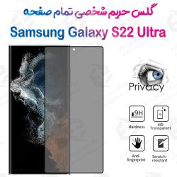 گلس پرایوسی تمام صفحه Samsung Galaxy S22 Ultra