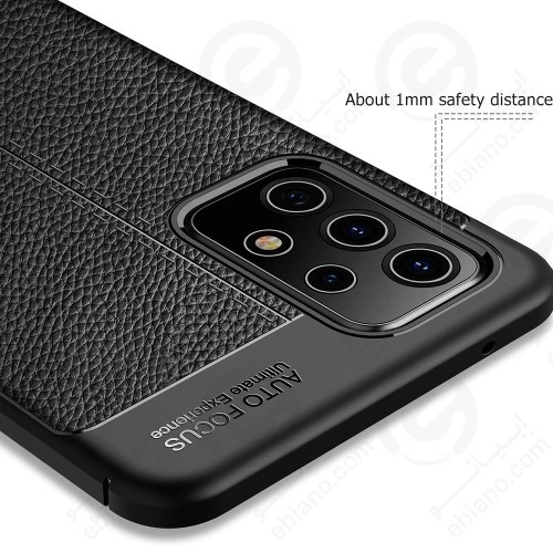 کاور طرح چرم محافظ لنزدار سامسونگ Galaxy A52-A52s برند Auto Focus (1)