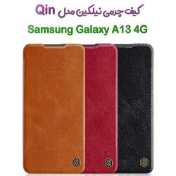 کیف چرمی نیلکین سامسونگ Galaxy A13 4G مدل Qin