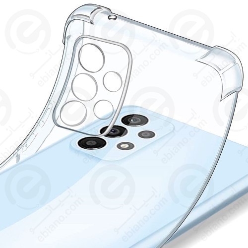 قاب ژله ای شفاف کپسول دار و محافظ لنزدار سامسونگ Galaxy A33 5G (1)