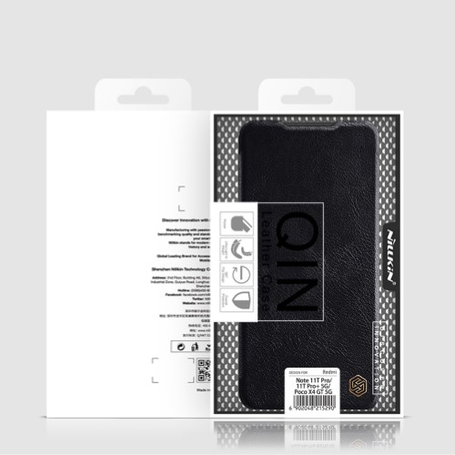 کیف چرمی نیلکین شیائومی Redmi Note 11T Pro مدل Qin