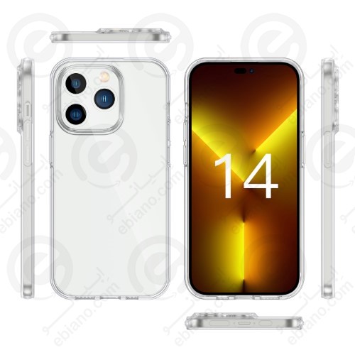 قاب ژله ای شفاف و دودی iPhone 14 Pro Max