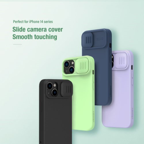کاور سیلیکونی نیلکین iPhone 14 Plus مدل CamS