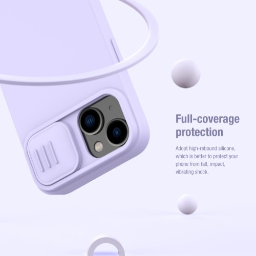 کاور سیلیکونی نیلکین iPhone 14 Plus مدل CamS