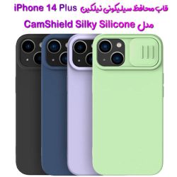 کاور سیلیکونی نیلکین iPhone 14 Plus مدل CamShield Silky