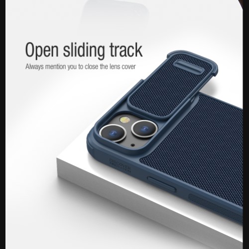 کاور محافظ لنزدار نیلکین iPhone 14 Plus مدل Textured S