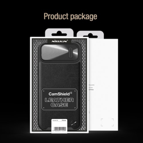 کاور چرمی نیلکین iPhone 14 Plus مدل CamShield Leather S