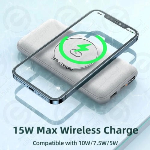 پاور بانک مگنتی فست شارژ Wireless مک‌دودو 20 هزار Magnetic Fast Charging 20000mAh