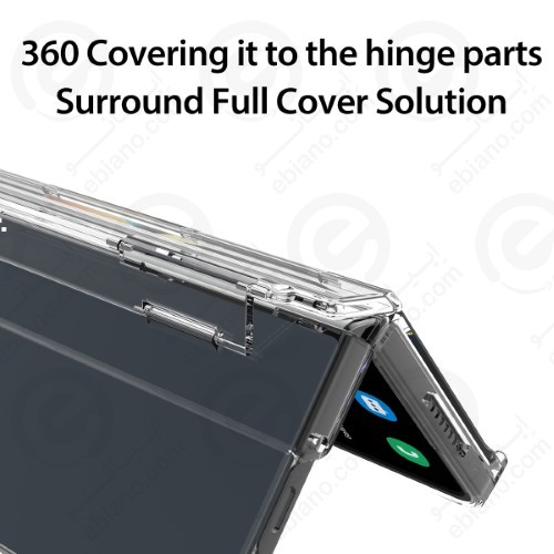 قاب شفاف 360 درجه Samsung Galaxy Z Fold 4 5G مدل NUKIN 360