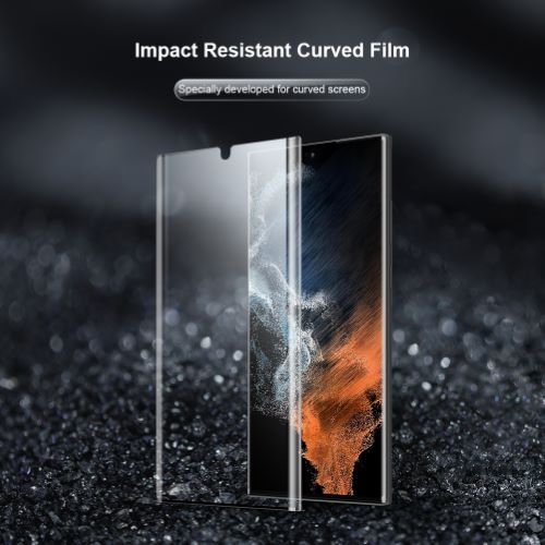 نانو گلس نیلکین Samsung Galaxy S23 Ultra مدل Impact Resistant Curved