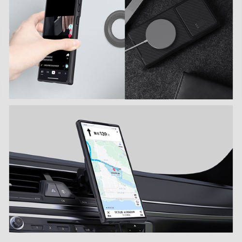 قاب مگنتی محافظ لنزدار نیلکین Samsung Galaxy S23 Ultra مدل CamShield S Magnetic (1)