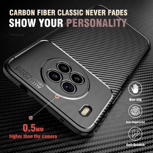 کاور کربنی اصلی Huawei nova 8i مدل Auto Focus Fiber Carbon