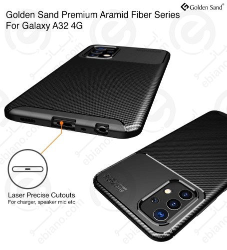 کاور کربنی اصلی Samsung Galaxy A32 4G مدل Auto Focus Fiber Carbon (1)