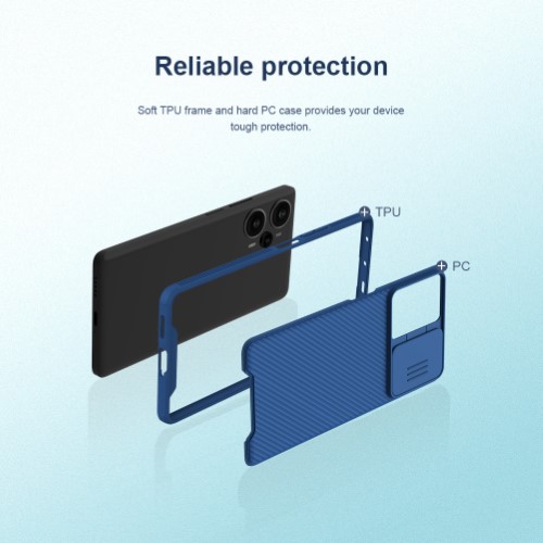 قاب محافظ نیلکین Xiaomi Poco F5 مدل CamShield Pro (1)