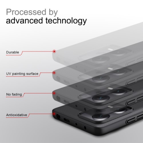 قاب محافظ نیلکین Xiaomi Redmi Note 12 Pro Plus مدل Frosted Shield (1)