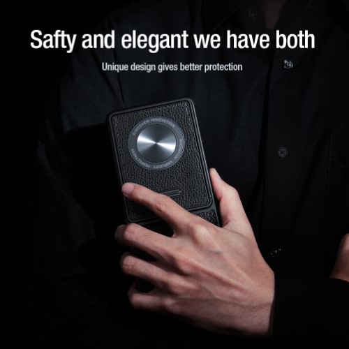 گارد چرمی محافظ لنزدار نیلکین Huawei Mate 50 Pro مدل Leitz S Case (1)