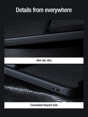 گارد چرمی محافظ لنزدار نیلکین Huawei Mate 50 Pro مدل Leitz S Case (1)
