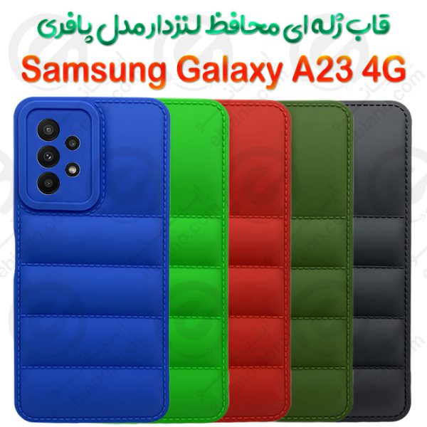 قاب ژله ای پافری سامسونگ Galaxy A23 4G مدل محافظ لنزدار