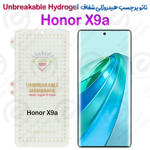 نانو برچسب هیدروژلی شفاف صفحه نمایش Honor X9a مدل Unbreakable Hydrogel