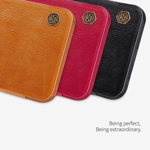 کیف چرمی نیلکین Xiaomi Redmi Note 11S مدل Qin
