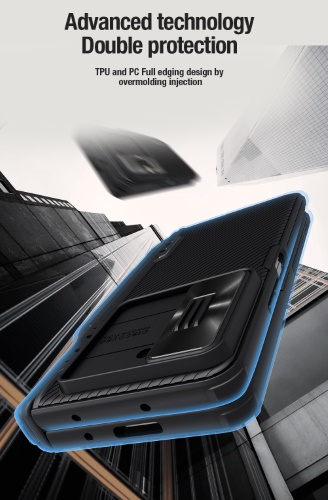 قاب محافظ نیلکین همراه با جا قلمی Samsung Galaxy Z Fold 5 مدل CamShield Fold