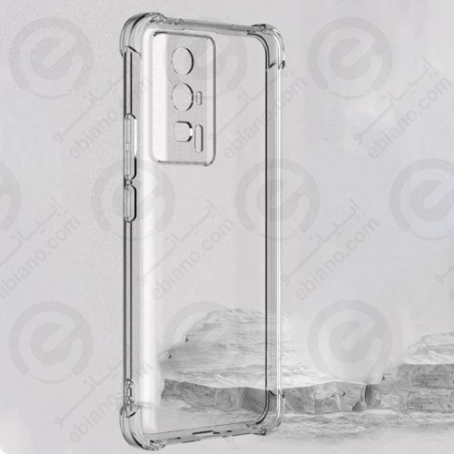قاب ژله ای شفاف کپسول دار و محافظ لنزدار Xiaomi Poco F5 Pro (1)