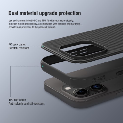گارد نیلکین iPhone 15 Pro مدل Frosted Shield Pro