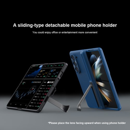 گارد پایه دار نیلکین Samsung Galaxy Z Fold 5 مدل Frosted Shield Fold (1)
