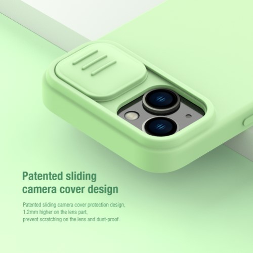 کاور سیلیکونی نیلکین iPhone 15 Plus مدل CamShield Silky (1)
