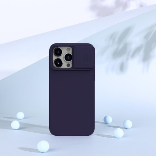 کاور سیلیکونی نیلکین iPhone 15 Pro Max مدل CamShield Silky (1)