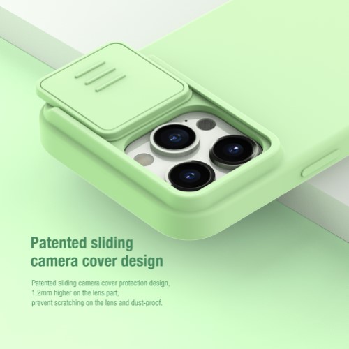 کاور سیلیکونی نیلکین iPhone 15 Pro Max مدل CamShield Silky (1)