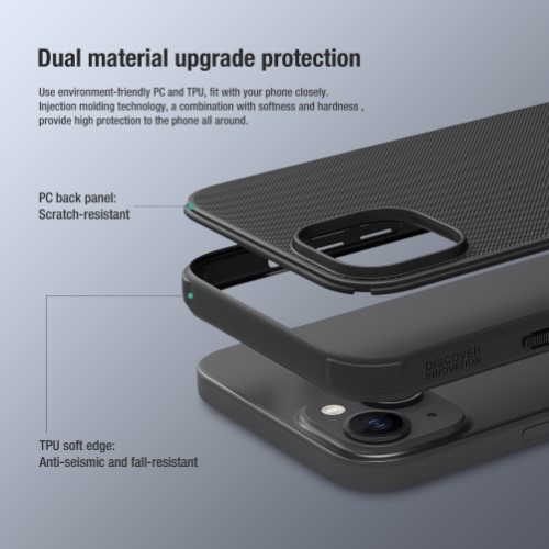 گارد نیلکین iPhone 15 Plus مدل Frosted Shield Pro