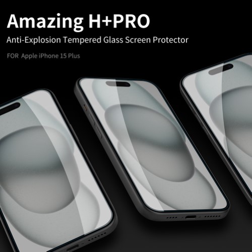 گلس نیلکین iPhone 15 Plus مدل H+Pro