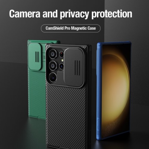 قاب محافظ نیلکین Samsung Galaxy S24 Ultra مدل CamShield Pro