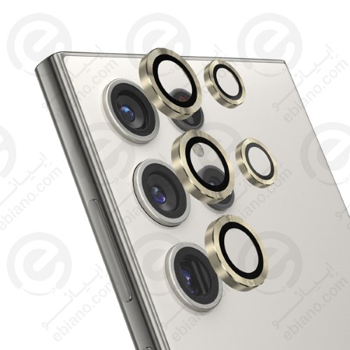 گلس لنز دوربین رینگی فلزی Samsung Galaxy S24 Ultra مدل Green Lion Hd Plus