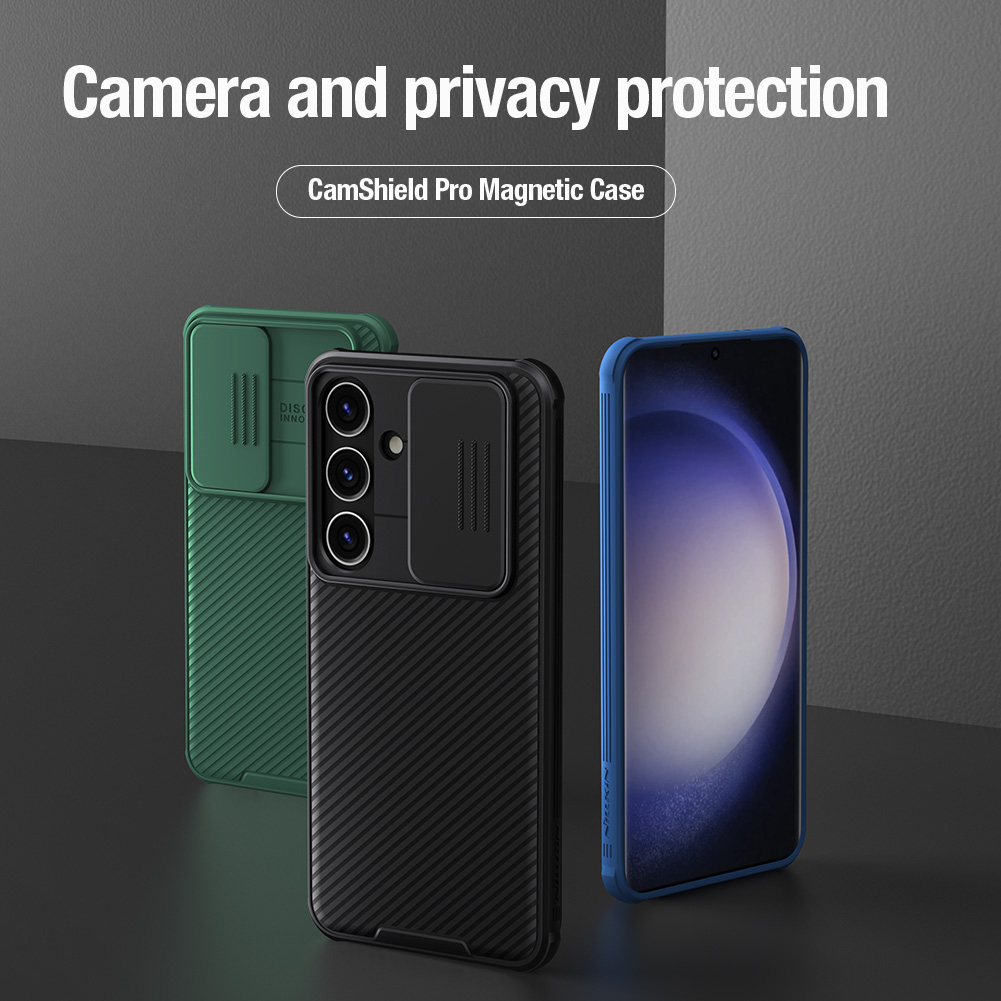 قاب محافظ نیلکین Samsung Galaxy S24 مدل CamShield Pro