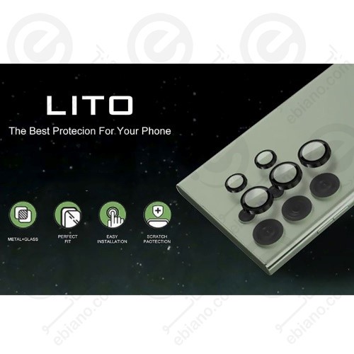 محافظ لنز رینگی فلزی Samsung Galaxy S24 Ultra برند LITO