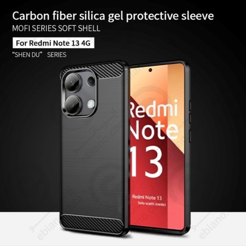 قاب کربنی Xiaomi Redmi Note 13 4G مدل Brushed Carbon Fiber
