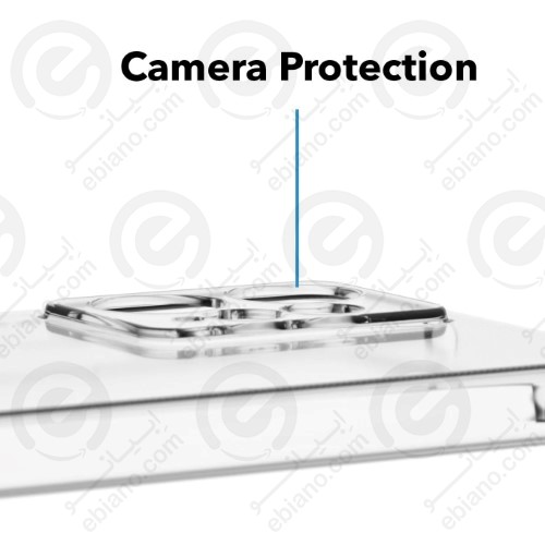 کاور پشت کریستالی دور ژله‌ای محافظ لنزدار Xiaomi Redmi Note 12 4G