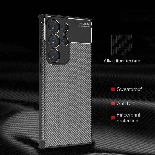 کاور کربنی اصلی Samsung Galaxy S24 Ultra مدل Auto Focus Fiber Carbon