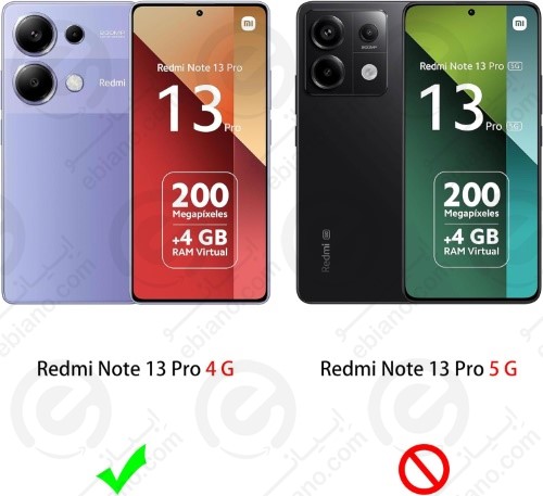 قاب ژله ای شفاف Xiaomi Redmi Note 13 Pro 4G